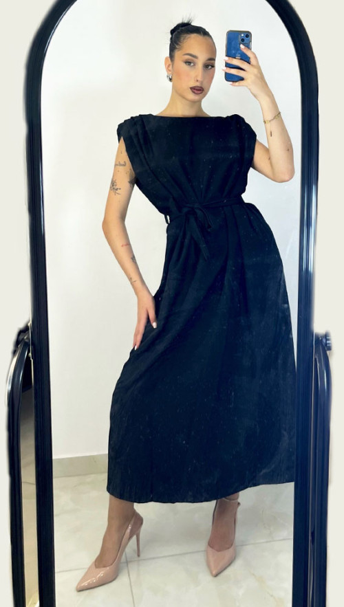 Φόρεμα Μακρύ Μαύρο