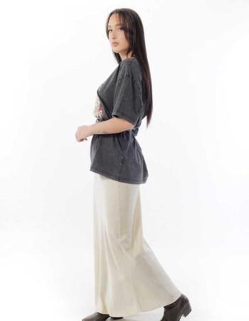 Φούστα μαξι μπεζ