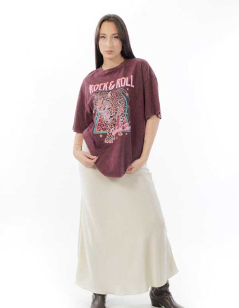 Φούστα μαξι μπεζ