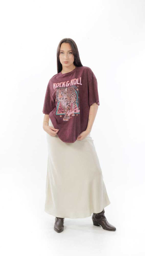 Φούστα μαξι μπεζ