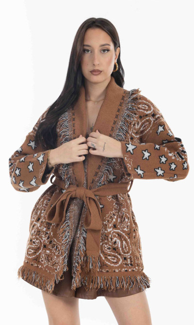 Γιλέκο Πλεκτό με ιδιαίτερο boho