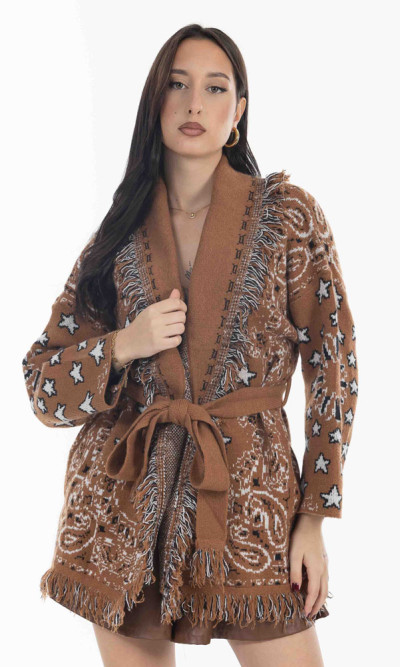 Γιλέκο Πλεκτό με ιδιαίτερο boho