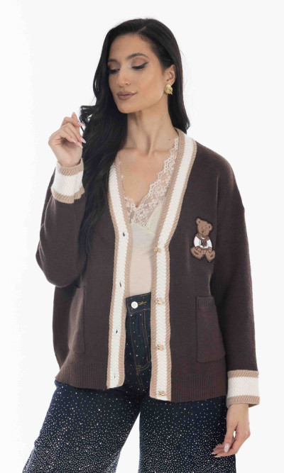 Ζακέτα πλεκτή ΚΑΦΕ