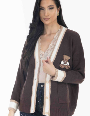 Ζακέτα πλεκτή ΚΑΦΕ