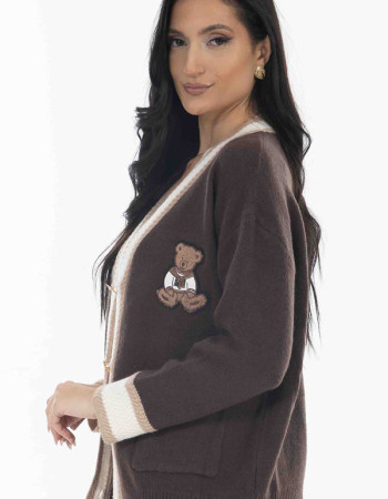 Ζακέτα πλεκτή ΚΑΦΕ