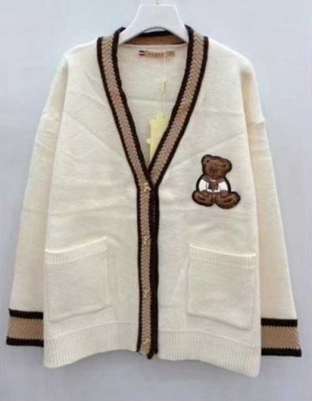 Ζακέτα πλεκτή ΕΚΡΟΥ