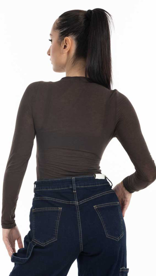 Κορμάκι Lumina σε καφέ 