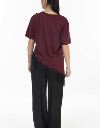 Μπλούζα Lumina με δαντέλα