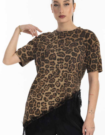 Μπλούζα Lumina με δαντέλα