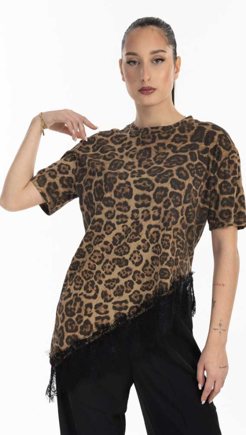 Μπλούζα Lumina με δαντέλα