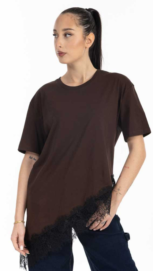 Μπλούζα Lumina με δαντέλα