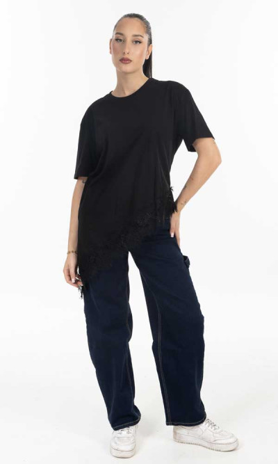 Μπλούζα Lumina με δαντέλα