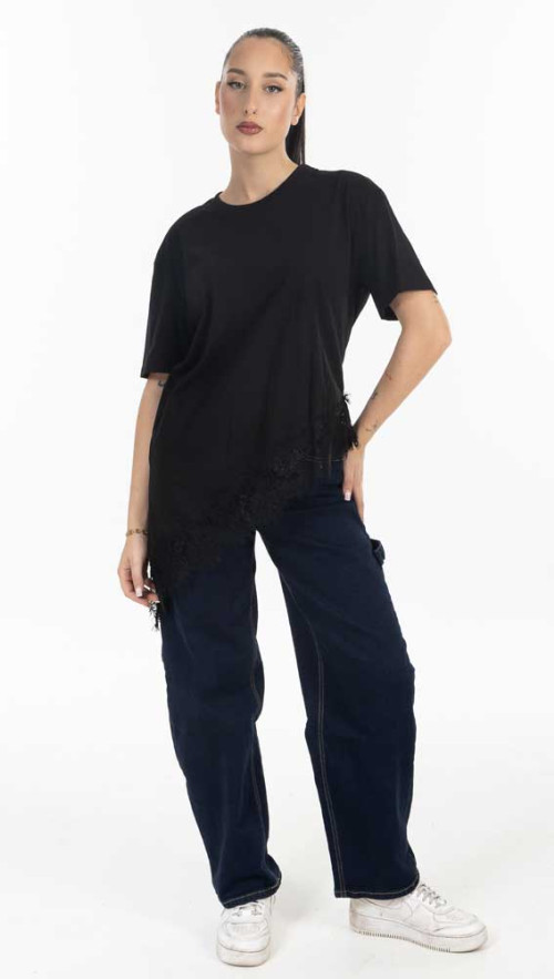 Μπλούζα Lumina με δαντέλα