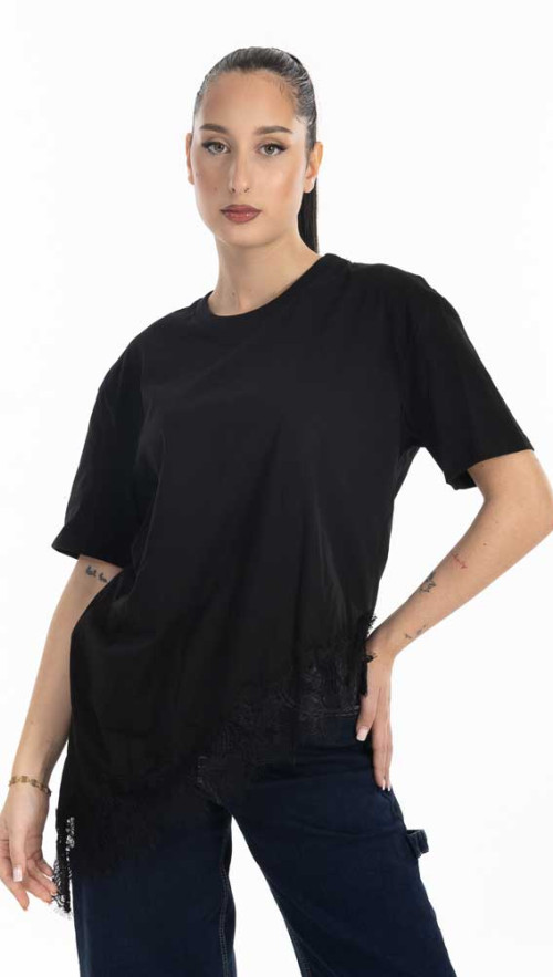 Μπλούζα Lumina με δαντέλα