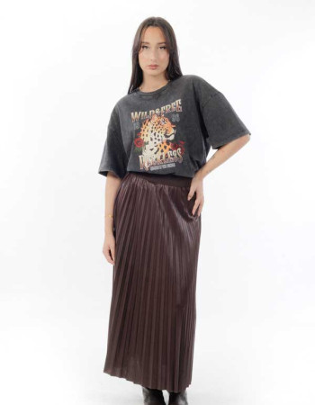 Μπλούζα γκρι με σχέδιο