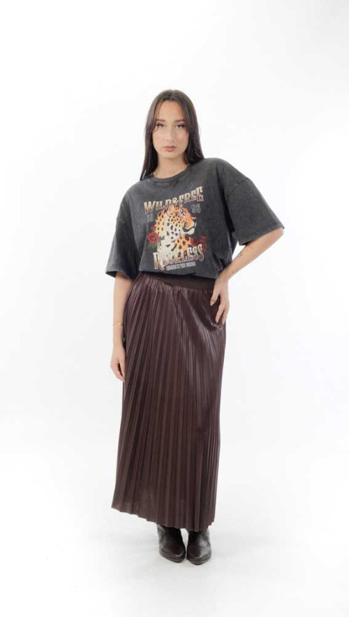 Μπλούζα γκρι με σχέδιο