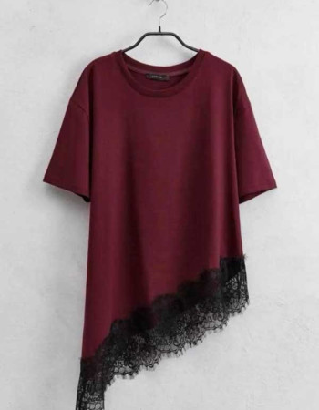 Μπλούζα Lumina με δαντέλα