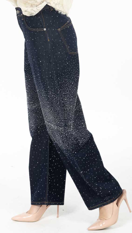 Τζιν παντελονι strass