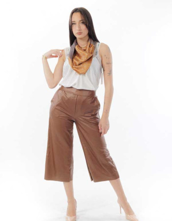 Παντελόνι δερματίνη σαλβάρι 