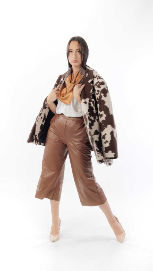 Παντελόνι δερματίνη σαλβάρι 