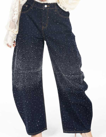Τζιν παντελονι strass