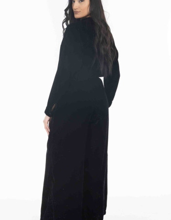 Σετ βελουτέ με ελαφριά γυαλάδα