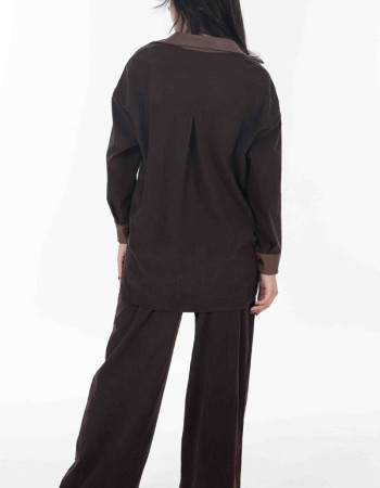 Σετ κοτλέ σε σοκολατί απόχρωση