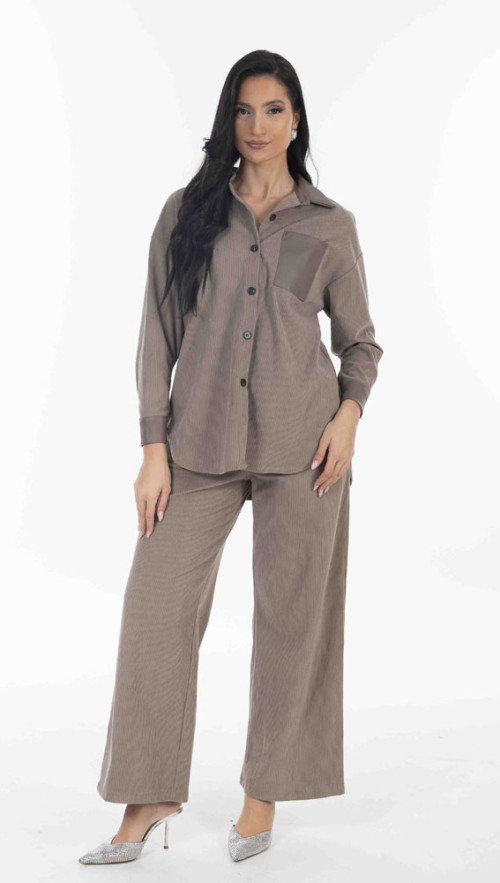 Σετ κοτλέ σε εκρου απόχρωση