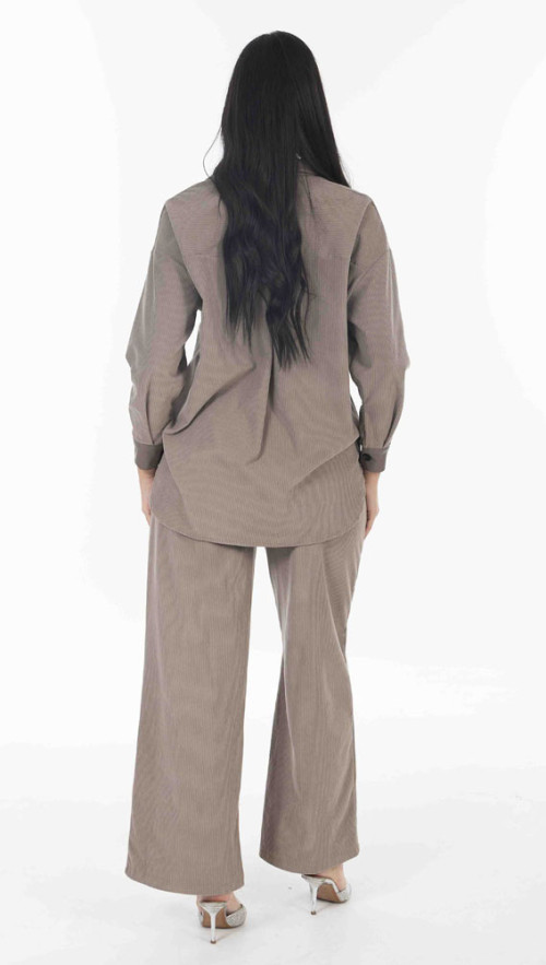 Σετ κοτλέ σε εκρου απόχρωση