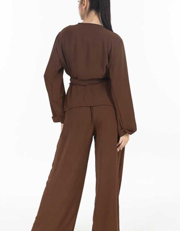 Σετ σε καφέ απόχρωση