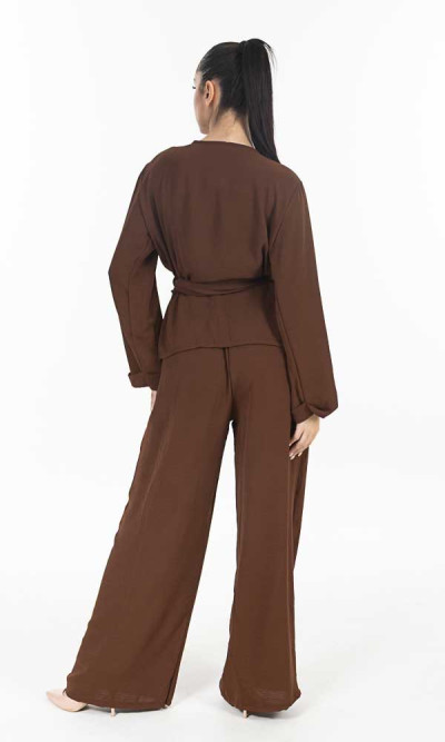 Σετ σε καφέ απόχρωση