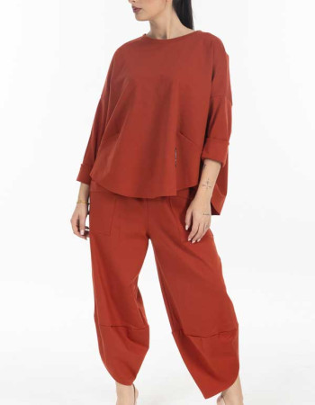 Σετ φόρμας σε πορτοκαλι/οκαί απόχρωση