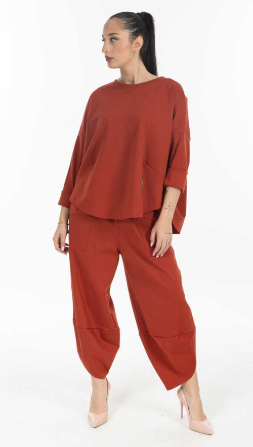 Σετ φόρμας σε πορτοκαλι/οκαί απόχρωση