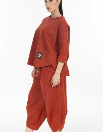 Σετ φόρμας σε πορτοκαλι/οκαί απόχρωση