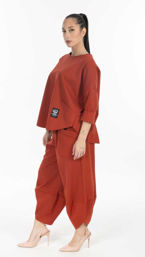 Σετ φόρμας σε πορτοκαλι/οκαί απόχρωση