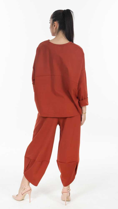 Σετ φόρμας σε πορτοκαλι/οκαί απόχρωση