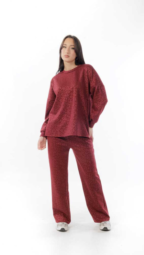 Σετ Φόρμα Μπορντό