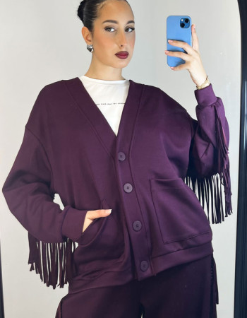 Σετ Lumina μπορντό με κρόσια