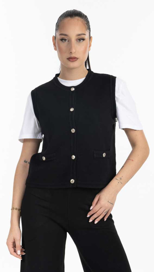 Σετ πλεκτό μαύρο