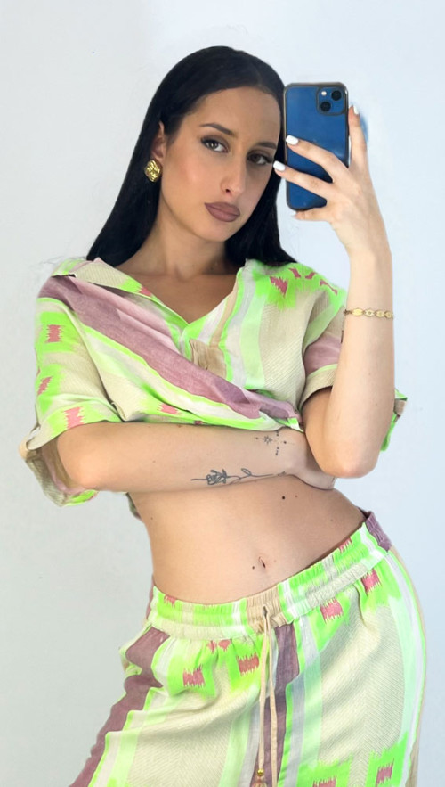 Σετ Neo Πράσινο Μοτίβο