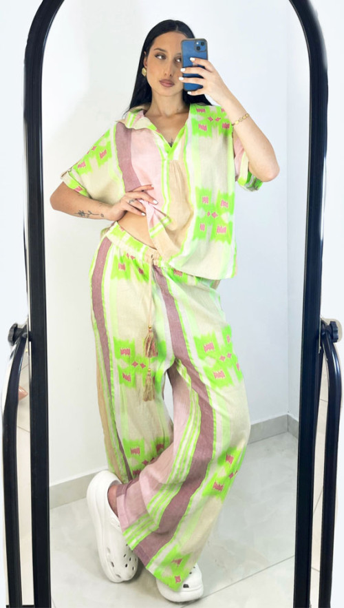 Σετ Neo Πράσινο Μοτίβο