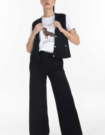 Σετ πλεκτό μαύρο